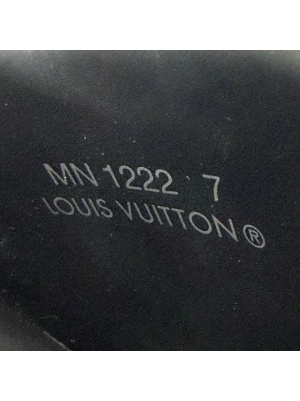 Louis Vuitton Waterfront Line Rubber Monogram Sandals Black